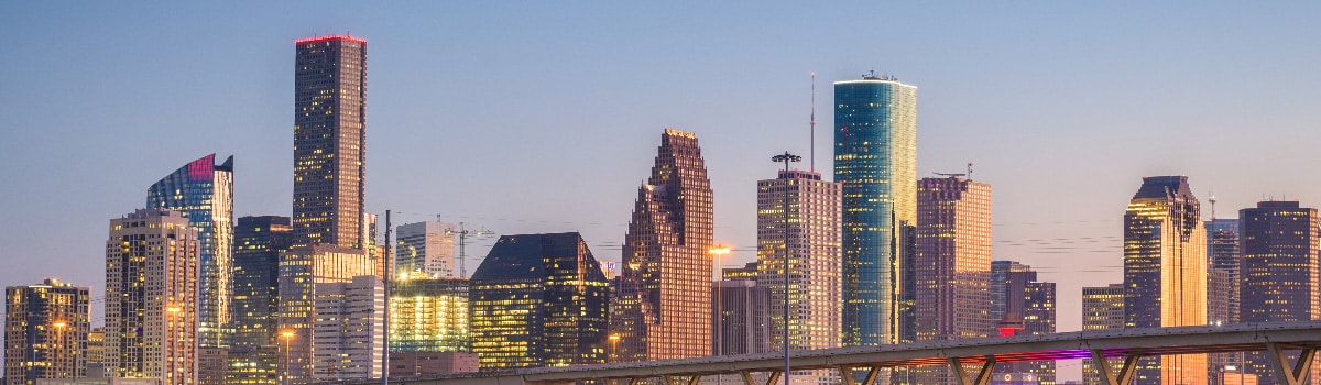 Houston largest commercial real estate owners city skyline