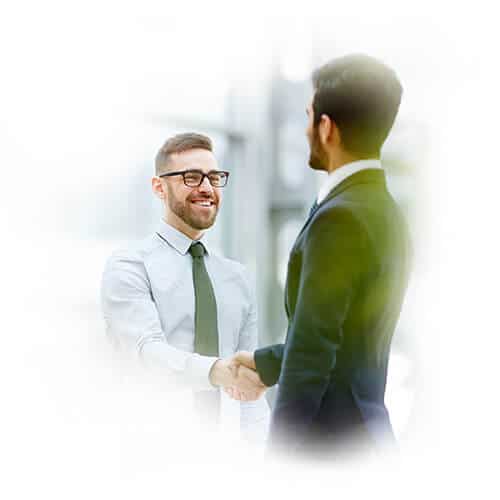 Men shaking hands
